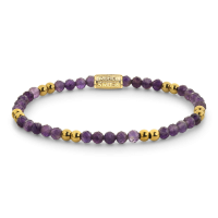 Stones Only - Purple & Yellowgold Glam Rocks - 4mm - 20007957 Stones Only - Purple & Yellowgold Glam Rocks - 4mm - 20007957