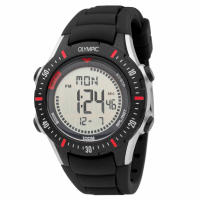 Olympic OL45HKR012 Biking Digi Horloge - Kunststof - Rood - 40mm - 606900