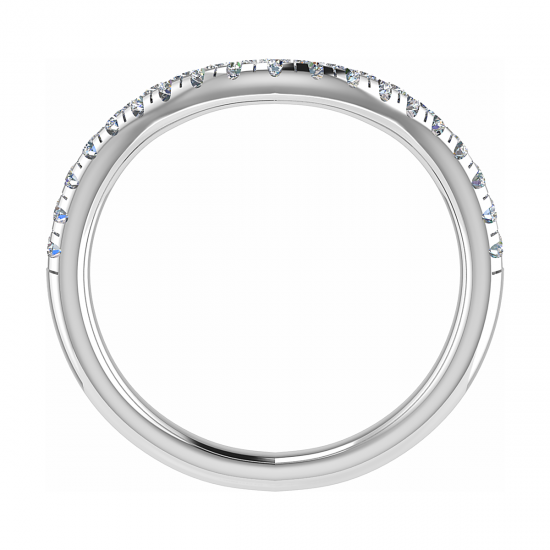 14K Witgouden Diamanten Ring - 20008027 14K Witgouden Diamanten Ring - 20008027