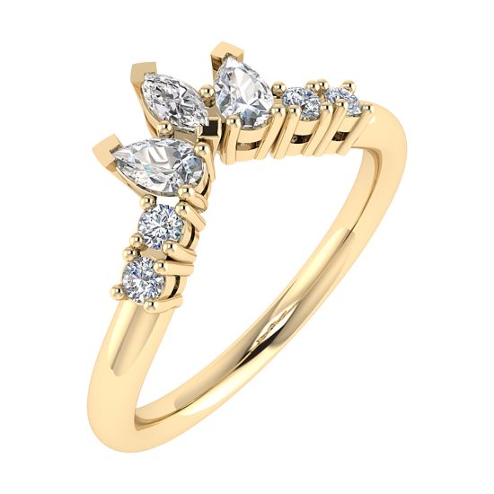 14K gouden Diamanten Eternity Ring - 20008032 14K gouden Diamanten Eternity Ring - 20008032