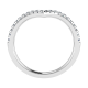 14K Witgouden Diamanten Eternity Ring V-vorm - 20008033 14K Witgouden Diamanten Eternity Ring V-vorm - 20008033