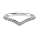 14K Witgouden Diamanten Eternity Ring V-vorm - 20008033 14K Witgouden Diamanten Eternity Ring V-vorm - 20008033