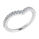 14K Witgouden Diamanten Eternity Ring V-vorm - 20008033 14K Witgouden Diamanten Eternity Ring V-vorm - 20008033