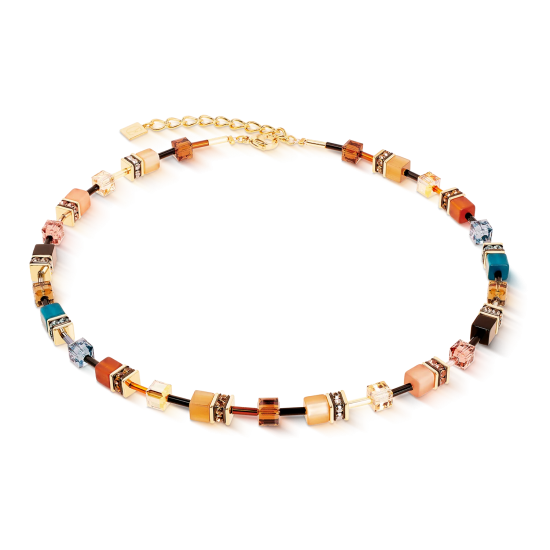 GeoCUBE® Iconic ketting Earth Mirage goud - 20008272