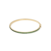 Eternal Love bangle gold-green - 20008278