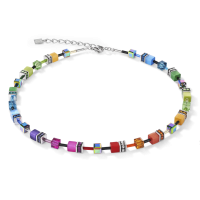 GeoCUBE® Ketting klassieke polaris & strass multicolor - 20008285