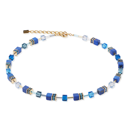 GeoCUBE® Iconic Precious necklace blue - 20008286