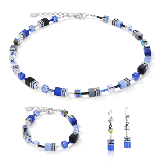 GeoCUBE® Necklace cobalt blue - 20008287