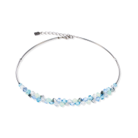 Necklace Dancing Crystals silver-blue - 20008288