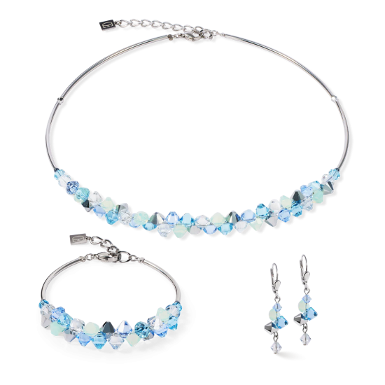 Necklace Dancing Crystals silver-blue - 20008288 Necklace Dancing Crystals silver-blue - 20008288