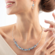 Necklace Dancing Crystals silver-blue - 20008288 Necklace Dancing Crystals silver-blue - 20008288