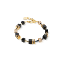 GeoCUBE® bracelet onyx black-gold - 20008295