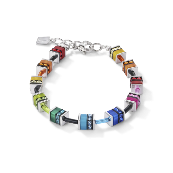 GeoCUBE® Armband klassieke polaris & strass multicolor - 20008297