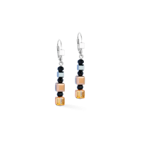 GeoCUBE® Precious Nature earrings tricolour - 20008309 GeoCUBE® Precious Nature earrings tricolour - 20008309