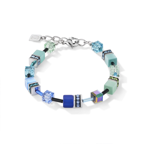 GeoCUBE® armband blauwgroen - 20008612