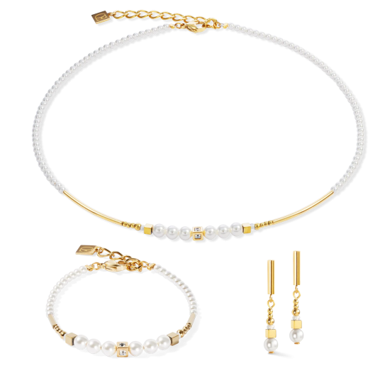 Bracelet Shimmering Princess Pearls gold-white - 20008631