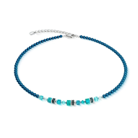 Coeur de Lion Collier blauw - turqoise 2103/10-0624 - 20008642 Coeur de Lion Collier blauw - turqoise 2103/10-0624 - 20008642