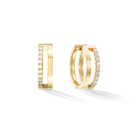 Coeur de Lion Eternal Unity Oorringen Crystal Gold 0136/21-1816 - 20008658