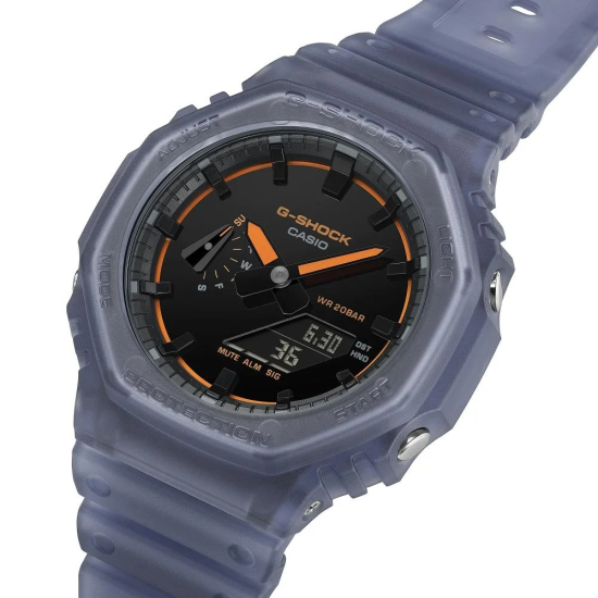 G-Shock Smoke Light blauw GA-2100K-2AER - 20008661
