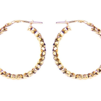 Zilveren Surinaamse creolen M - 20008682