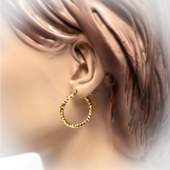 Zilveren Surinaamse creolen M - 20008682