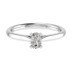 14k Lab Diamanten Ring Witgoud - 20009147