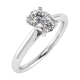 14k Lab Diamanten Ring Witgoud - 20009147