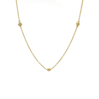 Collier - Bolletjes - Anker - 14k Goud - 60cm - 20009396