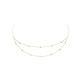Collier Dubbel met Blokjes - 20009397