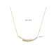 Collier Dubbel Staafje - 14k Goud - 45cm - 20009398 Collier Dubbel Staafje - 14k Goud - 45cm - 20009398