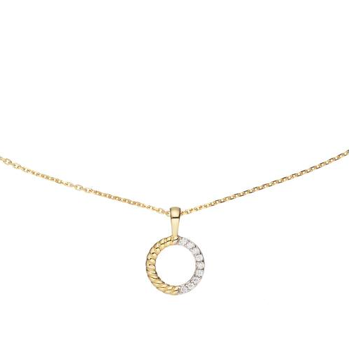 Collier CZ Cirkel Bu - 20009399