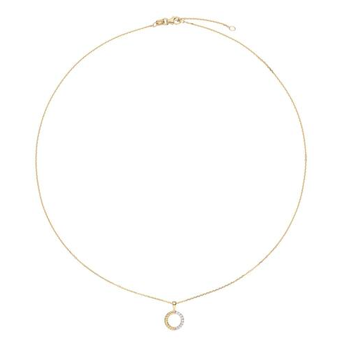 Collier CZ Cirkel Bu - 20009399