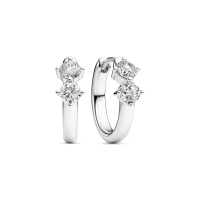 Sif Jakobs Jewellery Princess Creolo Piccolo Earrings SJ-E2850-CZ - 20009412