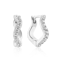 Sif Jakobs Jewellery Ellera Waves Earrings Medio SJ-E3859-CZ - 20009420