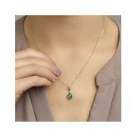 hanger groen agaat 12,5 mm - 20008453