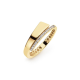 14K Gouden Assymetrische Slagring - 20009439
