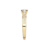 Ring CZ Solitaire Pave GG - 20009451
