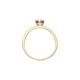 Ring CZ Solitaire Pave GG - 20009451