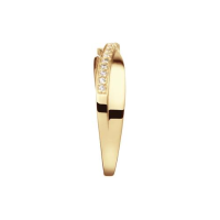 Ring CZ gekruist GG - 20009452