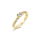 Ring CZ Solitaire Pave GG - 20009453