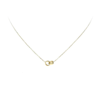 Collier - Twee open Cirkels - 20009494 Collier - Twee open Cirkels - 20009494