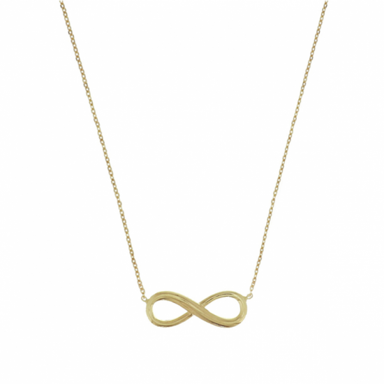 14K Gouden collier infinity - 20007126