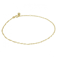 enkelbandje singapore 1,4 mm 24 - 26 cm - 20008954
