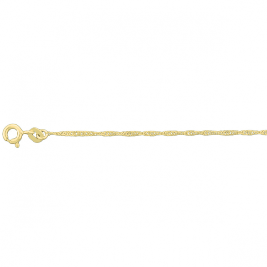 enkelbandje singapore 1,4 mm 24 - 26 cm - 20008954