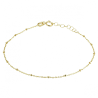 armband bolletjes 1,3 mm 16 + 2 cm - 20008956