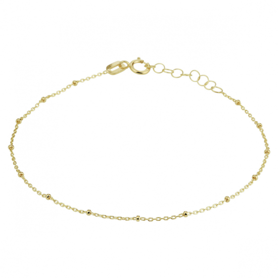 armband bolletjes 1,3 mm 16 + 2 cm - 20008956
