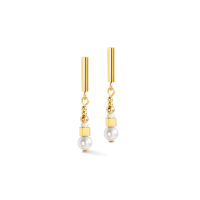 Coeur De Lion Earrings Shimmering Princess Pearls gold-white - 20009539
