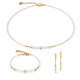 Coeur De Lion Earrings Shimmering Princess Pearls gold-white - 20009539