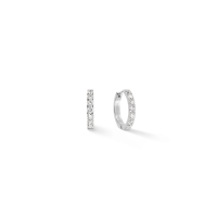 Eternal Love Bold Hoop Earrings Silver - 20009567
