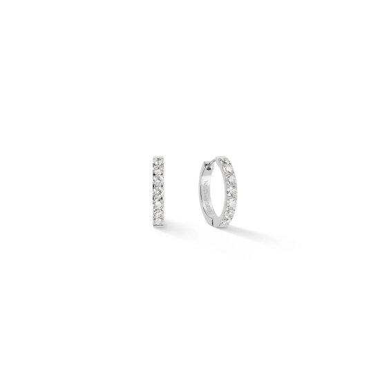 Eternal Love Bold Hoop Earrings Silver - 20009567